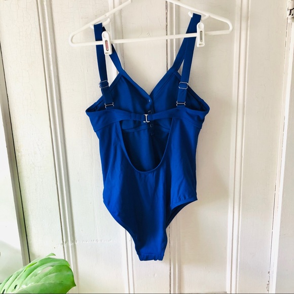 NWT Xhilaration Ribbed One Piece Swim - Picture 3 of 4